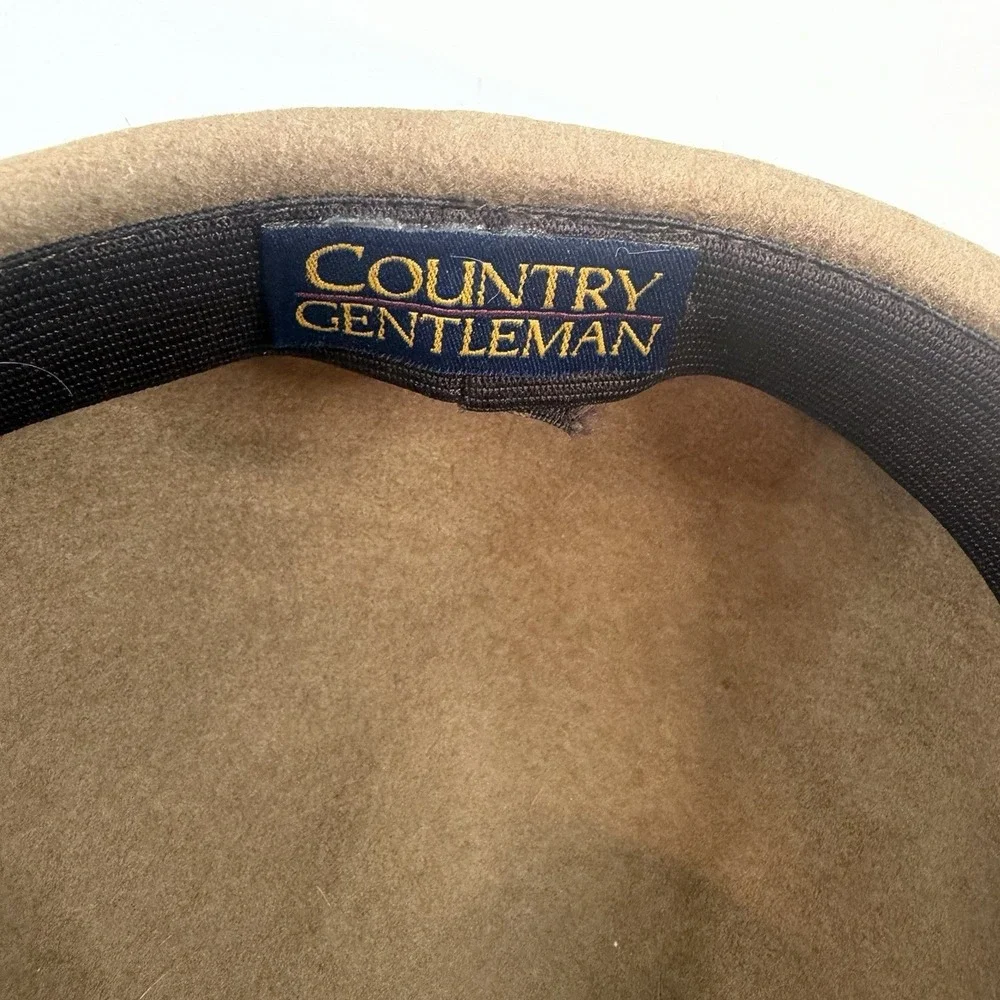Country Gentleman Beret Hat Wool Camel